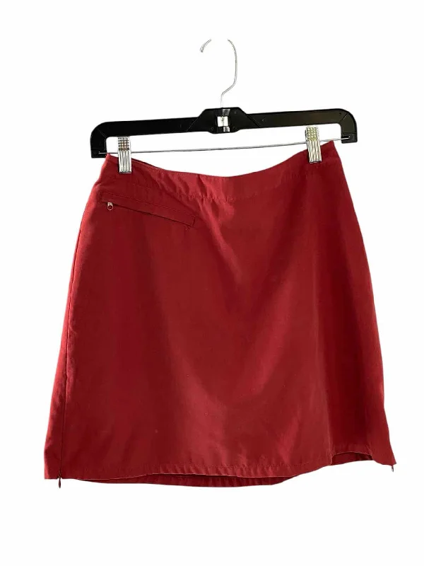 Patagonia Size 4 Red Skirt wool skirt warm