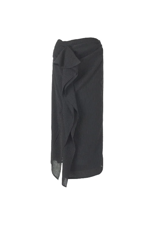 Nesom Skirt silk skirt lustrous