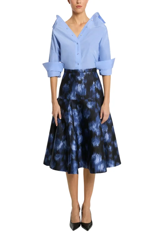 Drop Waist Dance Skirt leather skirt sleek