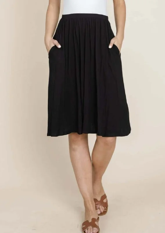 A Casual Fit Skirt Made in USA corduroy skirt cozy