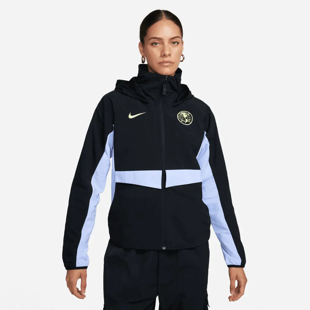 Nike 2023-24 Club America AWF Third Women's Jacket Faux Fur Fabric Real Fur Fabric Shearling Fabric