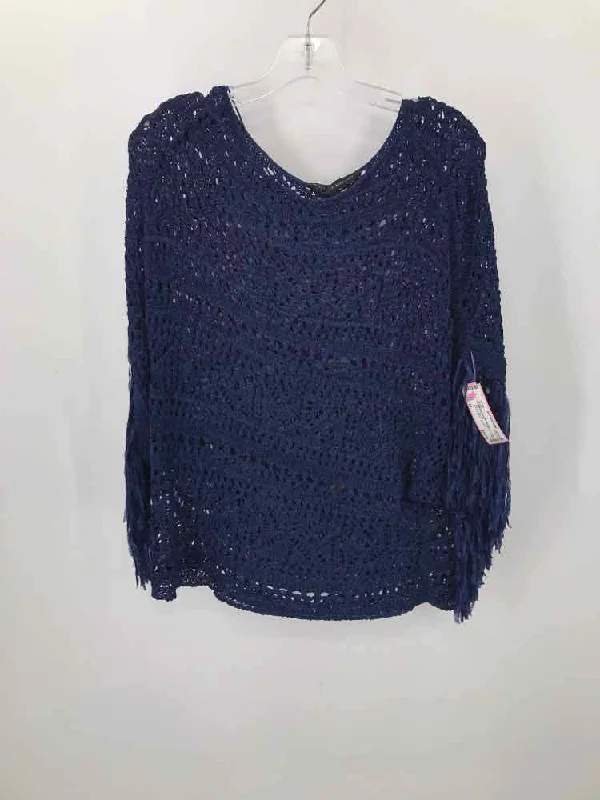 Pre-Owned WHBM Blue Size XS Sweater Cashmere Blend Cotton Blend Poly Blend