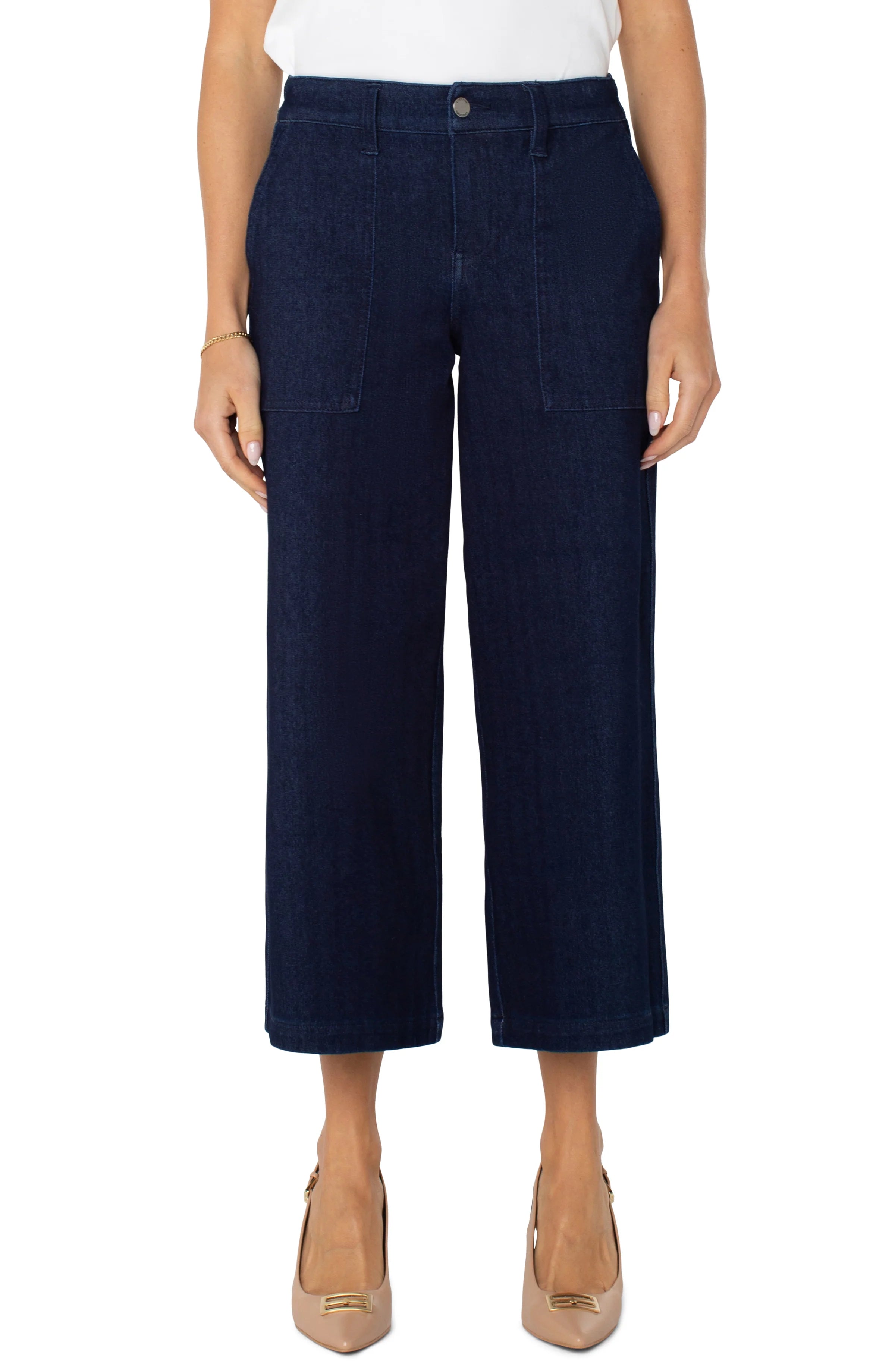 Wide Leg Cargo Pant Soft Stretch Pants
