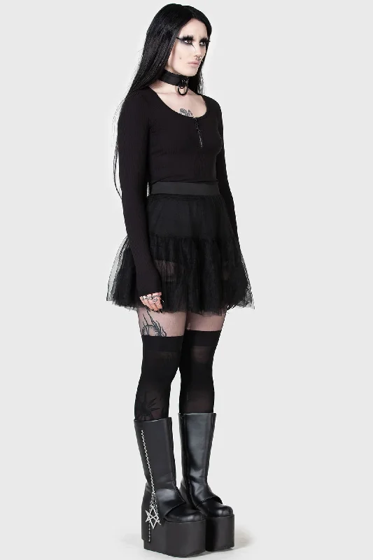 Dance All Night Mini Skirt a-line skirt cut