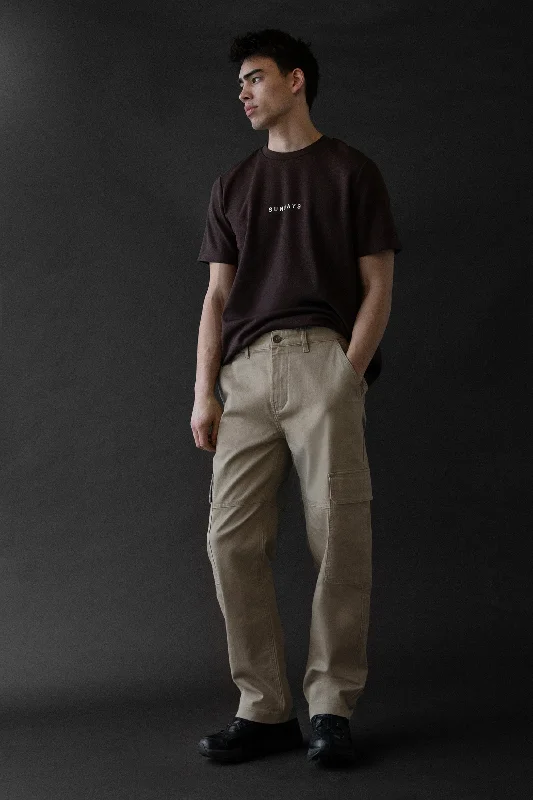 COTTON TWILL CARGO PANT Casual Yoga Pants