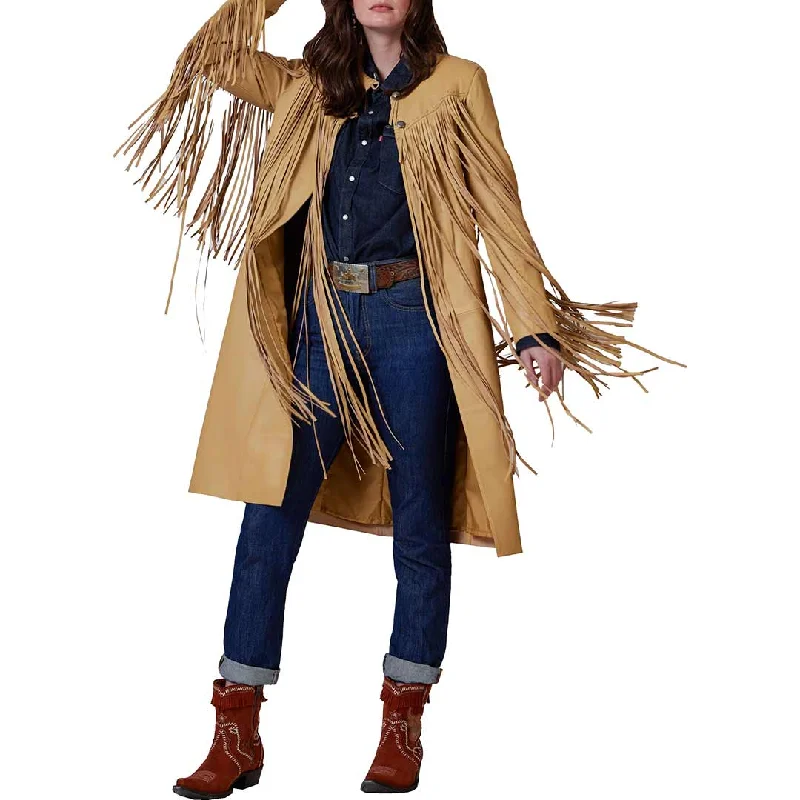 Double D Ranch Women's Sonora Duster Jacket One-Shoulder Jacket Off-the-Shoulder Jacket Asymmetrical Jacket