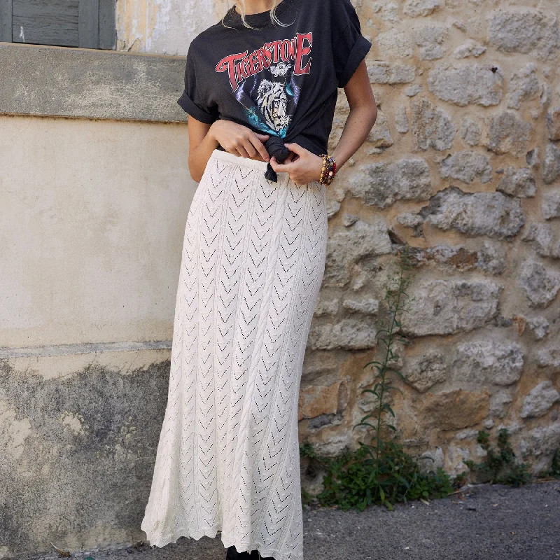 Lou Lou Knit Midi Skirt seamless skirt comfort