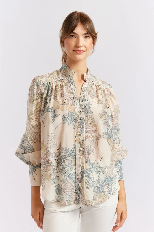 Alessandra Rosemary Shirt-- Chenille Blend Fleece Blend Nylon Blend