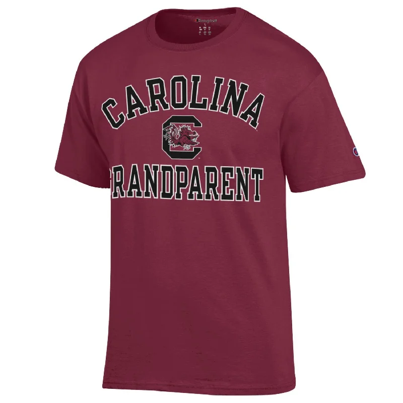 SOUTH CAROLINA GAMECOCKS GRANDPARENT T-SHIRT-- Fitted T-Shirt Seamless Stretchy