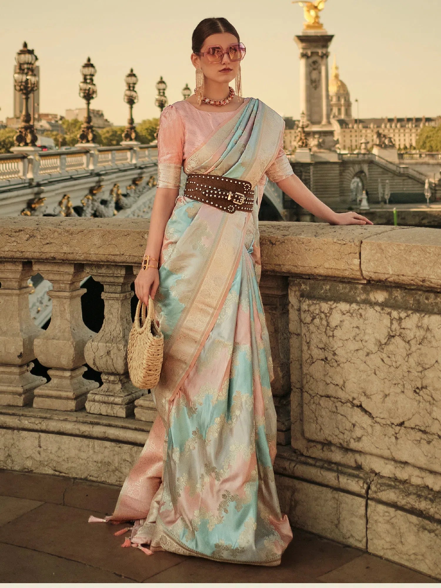 Saree Mall Women's Satin Peach Woven Design Designer Saree With Blouse Piece-KIKI340006 Everyday Stylish Blouse Saree Mall Women's Satin Peach Woven Design Designer Saree With Blouse Piece-KIKI340006 Everyday Stylish Blouse