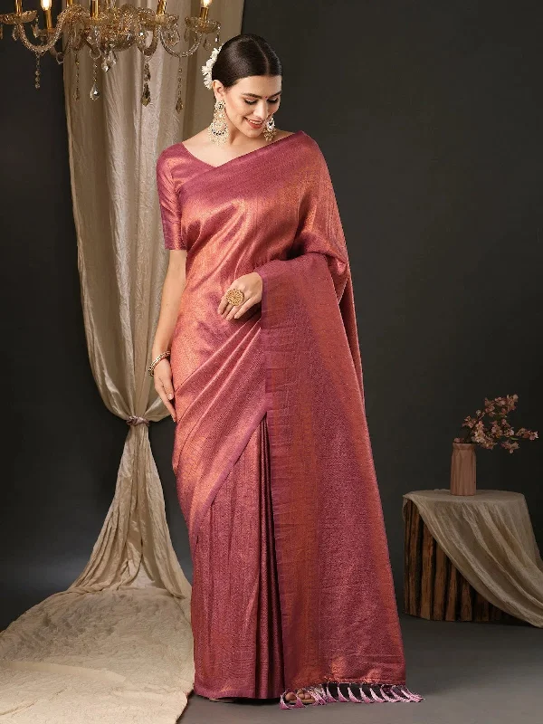 Saree Mall Women's Blend Mauve Embellished Designer Saree With Blouse Piece-YARYA504 Lightweight Linen Blouse Saree Mall Women's Blend Mauve Embellished Designer Saree With Blouse Piece-YARYA504 Lightweight Linen Blouse