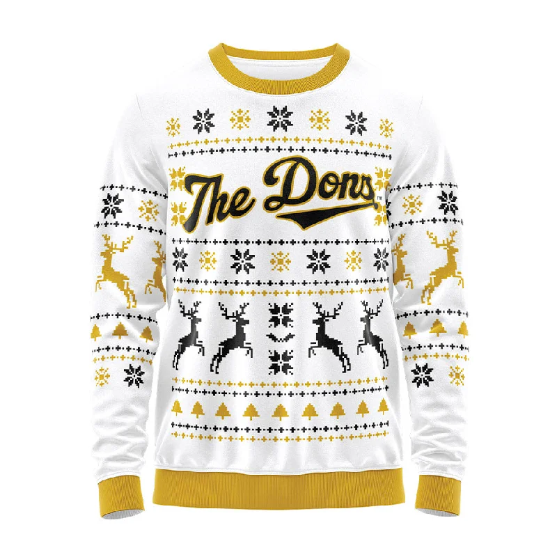 PFW - NCAA Women's Basketball : Hillary Offing - The Dons All Over Sweatshirt Hoodie with Reflective Safety Nightwear