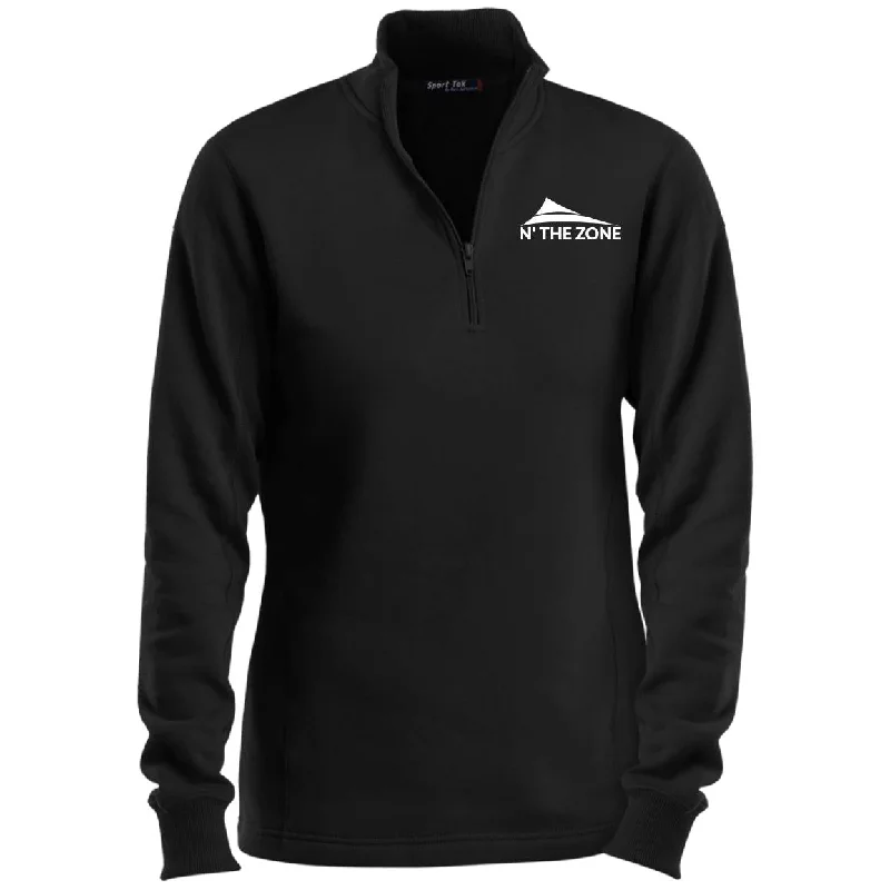 Women's NTZ 1/4 Zip Sweatshirt Hoodie with Pastel Soft Subtle
