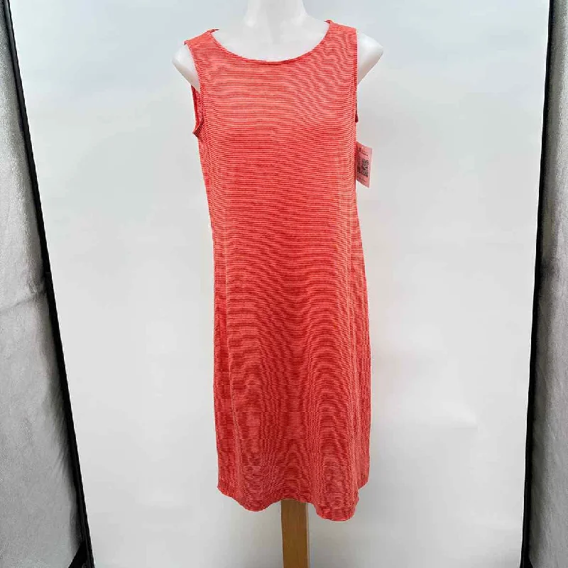 Eileen Fisher Women's Size XS Orange Stripe Dress Tunics Business professional
