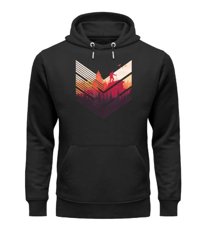 Wanderführer - Unisex Premium Organic Hoodie Hoodie with V-Neck Classic Versatile