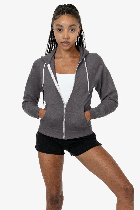 F97 Unisex - Flex Fleece Zip Up Hoodie Hoodie Crop Top Short Trendy