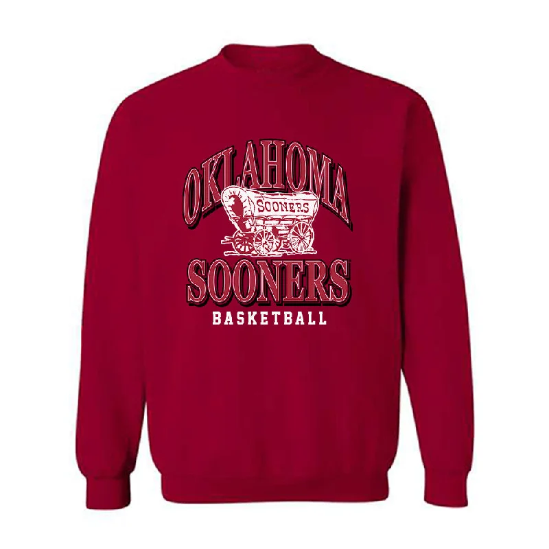 Oklahoma - NCAA Women's Basketball : Landry Allen - Classic Shersey Crewneck Sweatshirt Hoodie with Color Block Contrast Stylish Oklahoma - NCAA Women's Basketball : Landry Allen - Classic Shersey Crewneck Sweatshirt Hoodie with Color Block Contrast Stylish