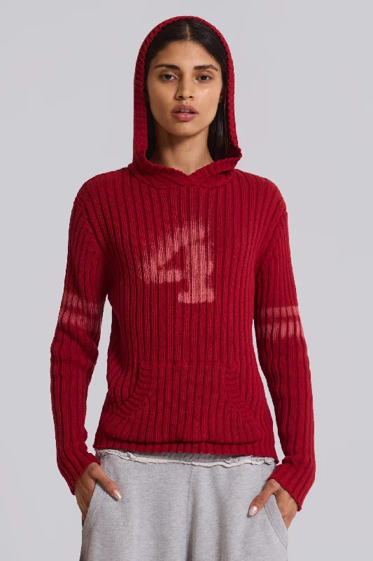 4ever Knit Hoodie Hoodie with Illustration Artistic Creative
