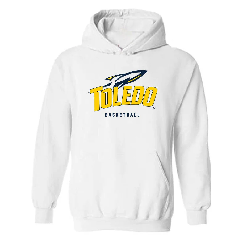 Toledo - NCAA Women's Basketball : Cadence Dykstra - Classic Shersey Hooded Sweatshirt Hoodie with Hem Embroidery Detailed Premium Toledo - NCAA Women's Basketball : Cadence Dykstra - Classic Shersey Hooded Sweatshirt Hoodie with Hem Embroidery Detailed Premium