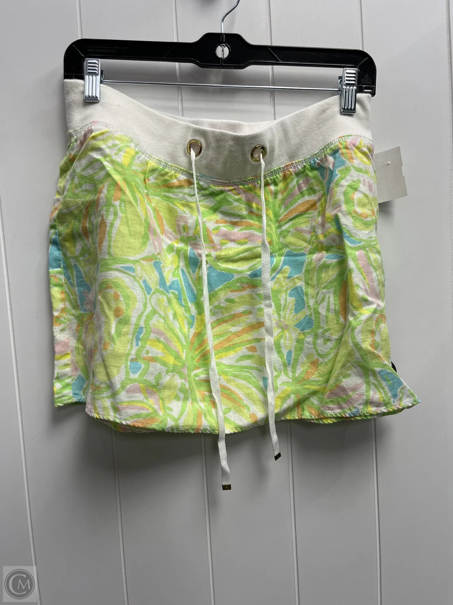 Skirt Designer By Lilly Pulitzer In Green, Size: S silk skirt sleek