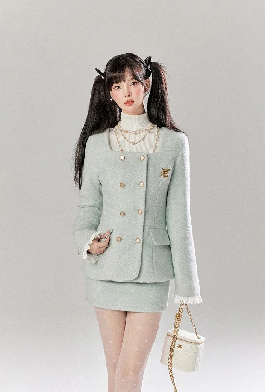 Luxurious Style Woolen Thousand Gold Style Suit Jacket/Skirt/Base Sweater TBI0053 Faux Fur Jacket Real Fur Jacket Shearling Jacket Luxurious Style Woolen Thousand Gold Style Suit Jacket/Skirt/Base Sweater TBI0053 Faux Fur Jacket Real Fur Jacket Shearling Jacket