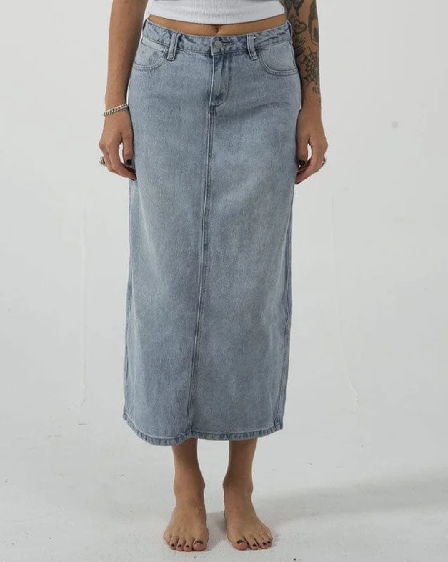 Frankie Skirt linen skirt natural
