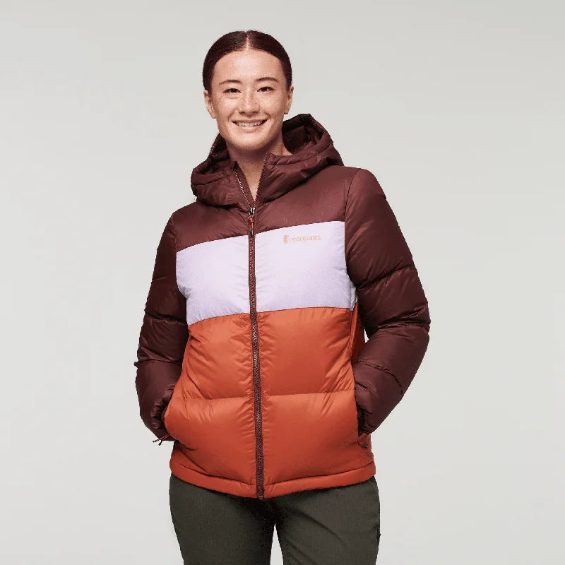 W's Solazo Hooded Down Jacket - Responsibly sourced down Mesh Jacket Canvas Jacket Denim Jacket W's Solazo Hooded Down Jacket - Responsibly sourced down Mesh Jacket Canvas Jacket Denim Jacket