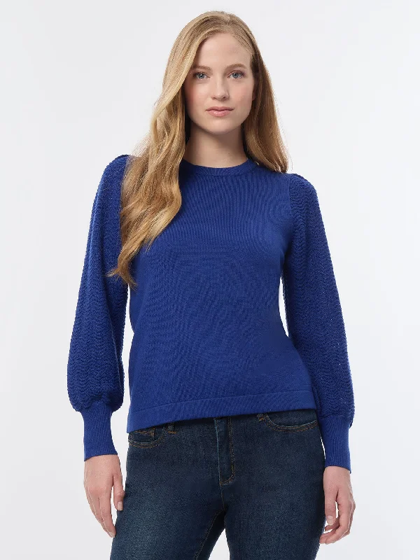 Stitch Sleeve Sweater Long Sweater Short Sweater Cropped Sweater