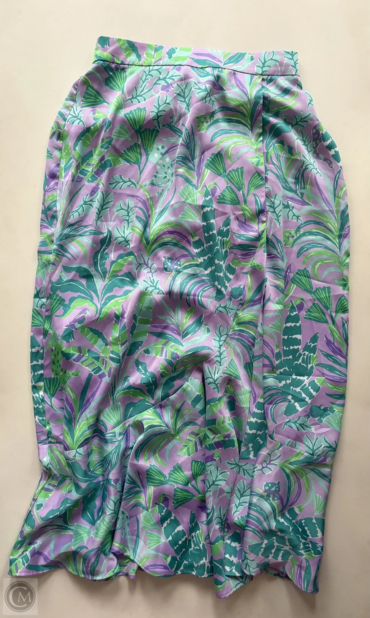 Skirt Designer By Lilly Pulitzer In Multi-colored, Size: 4 leather skirt bold