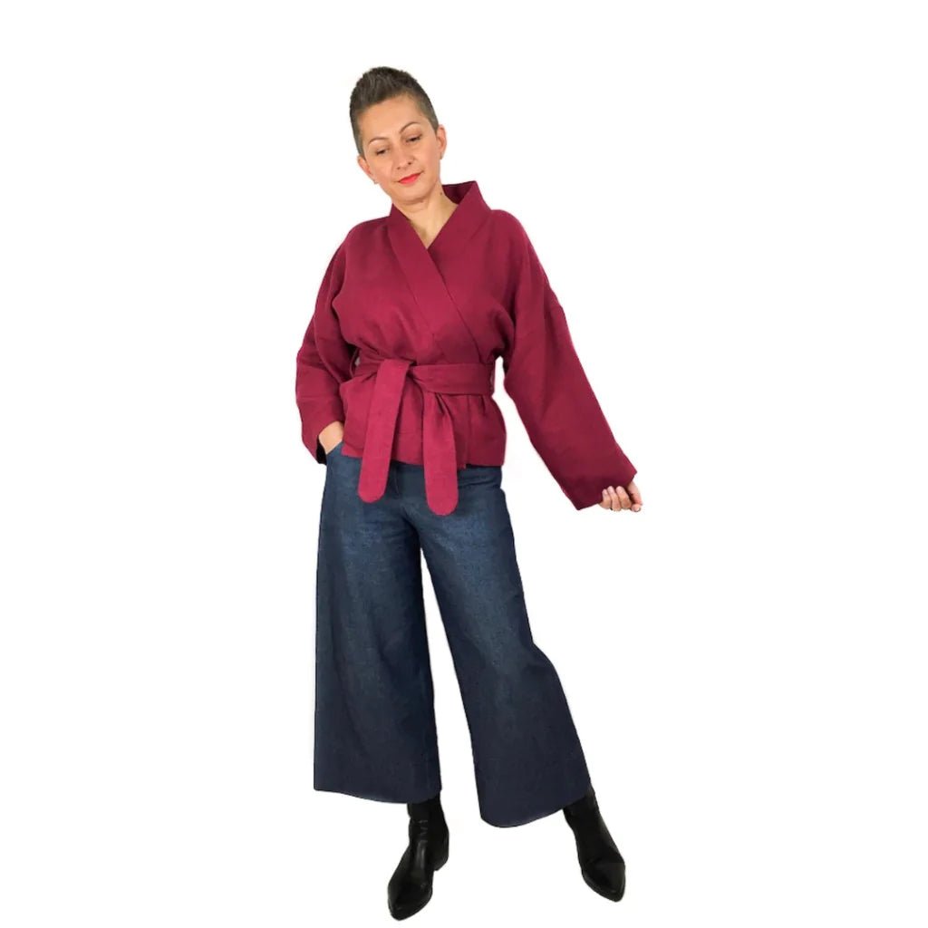 The Overlap Jacket Sewing Pattern - Dhurata Davies Rayon Fabric Velvet Fabric Corduroy Fabric The Overlap Jacket Sewing Pattern - Dhurata Davies Rayon Fabric Velvet Fabric Corduroy Fabric